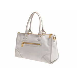 Prada Tote Calfskin Bag White